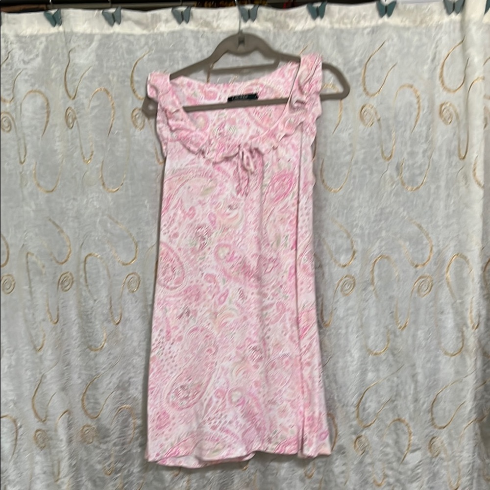 💐Ralph Lauren Floral Pink Nightgown